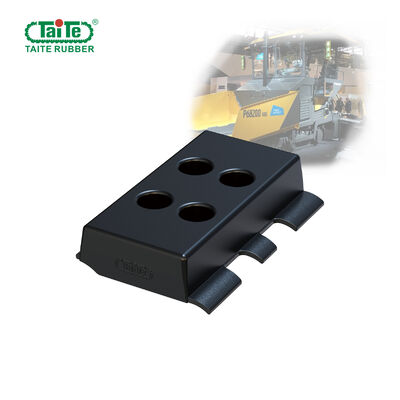 Ein guter Preis. Gummistraßenbetoniermaschinen-Bahn-Auflagen für Breite der Volvo-Pflasterungs-Maschinen-ABG P6820D 300mm Online