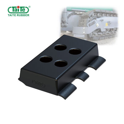 Ein guter Preis. Schwarze leichte Straßenbetoniermaschinen-Bahn füllt Hochleistungs-Gummiformel-langlebiges Gut auf Online