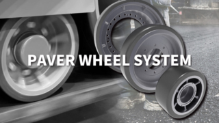 Trägerräder, Antriebsräder und Führungsräder für Asphaltfertiger